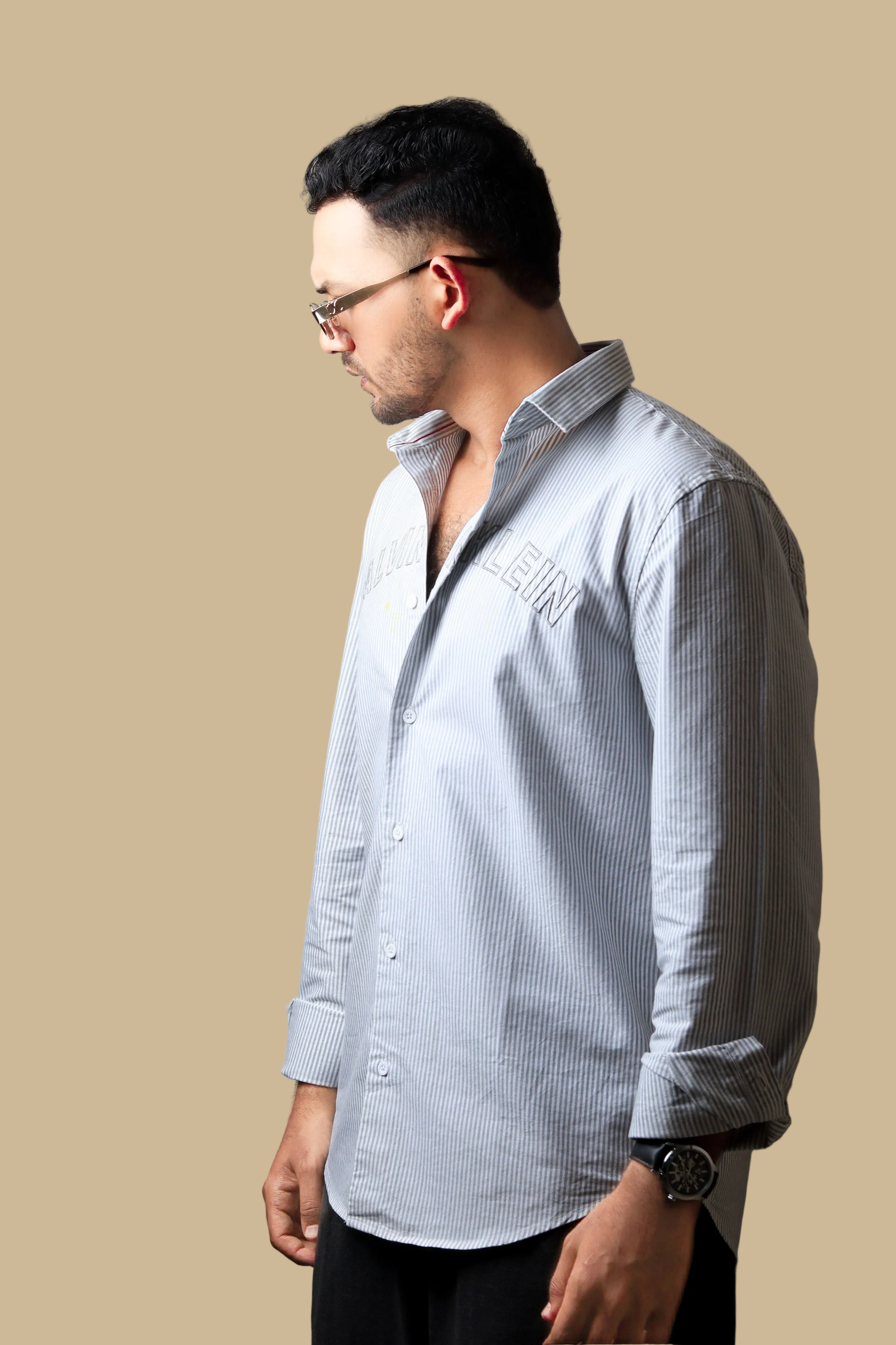Full sleeve striped shirt