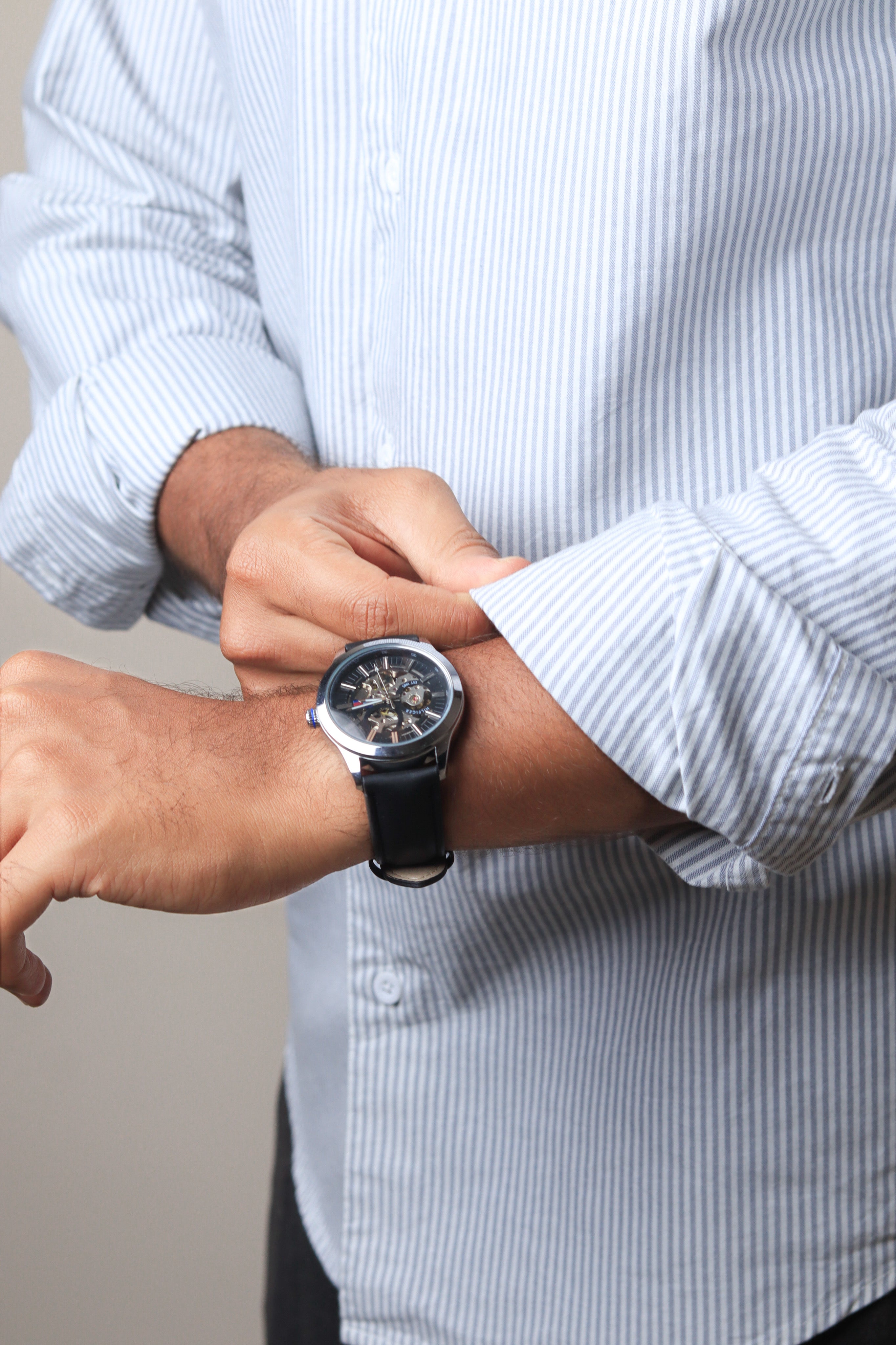 Full sleeve striped shirt